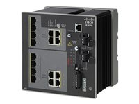 Cisco Industrial Ethernet 4000 Series - Commutateur - Géré - 4 x combo SFP + 4 x SFP Gigabit combiné - Montage sur rail DIN - DC power - reconditionné - Conformité TAA IE-4000-4TC4G-E-RF