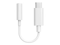 BIGBEN Connected - USB-C vers adaptateur de prise casque - USB-C mâle pour jack mini femelle - blanc ADAPTJACK1USBCW