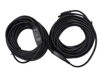 Neklan - Rallonge de câble USB - USB (M) pour USB (F) - USB 2.0 - 20 m - actif 2090695