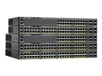Cisco Catalyst 2960X-48TD-L - Commutateur - Géré - 48 x 10/100/1000 + 2 x 10 Gigabit SFP+ - de bureau, Montable sur rack - reconditionné WS-C2960X-48TDL-RF