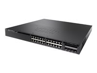 Cisco Catalyst 3650-24TD-E - Commutateur - C3 - Géré - 24 x 10/100/1000 + 2 x 10 Gigabit SFP+ - de bureau, Montable sur rack - reconditionné WS-C3650-24TD-E-RF