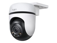 Tapo TC41 V1 - Caméra de surveillance réseau - panoramique / inclinaison - extérieur - anti-poussière/résistant aux intempéries - couleur (Jour et nuit) - 2304 x 1296 - 2304p - Focale fixe - audio - sans fil - Wi-Fi - 2.4GHz radio - H.264 - DC 12 V TC41