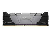 Kingston FURY Renegade - DDR4 - kit - 16 Go: 2 x 8 Go - DIMM 288 broches - 4800 MHz / PC4-38400 - CL19 - 1.2 V - mémoire sans tampon - non ECC - noir KF448C19RB2K2/16