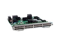 Cisco Catalyst 9400 Series Line Card - Commutateur - 24 x 100/1000/2.5G/5G/10GBase-T (UPOE) + 24 x 10/100/1000 (UPOE) - Module enfichable - UPOE - reconditionné - pour P/N: C9404R-48U-BNDL-1A, C9407R-96U-BDL-EDU, C9407R-96U-BNDL-1A, C9407R-96U-BNDL-1E C9400-LC-48UX-RF