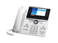 Cisco IP Phone 8851 - Téléphone VoIP - SIP, RTCP, RTP, SRTP, SDP - 5 lignes - blanc CP-8851-W-K9-RF