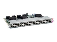 Cisco Catalyst 4500E Series Universal Line Card - Commutateur - non géré - 48 x 10/100/1000 (UPOE) - Module enfichable - UPOE - reconditionné WS-X4748-UPOE+E-RF